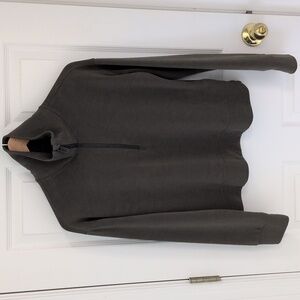 Athleta Seasoft Quarter Zip Aspen Olive